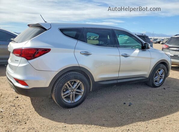 5XYZT3LBXJG525852 2018 HYUNDAI SANTA Silver Rear right