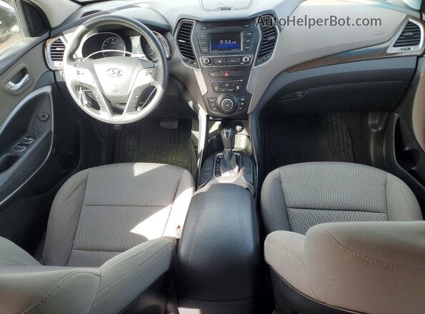 5XYZT3LBXJG525852 2018 HYUNDAI SANTA Silver Dashboard view