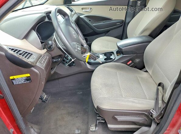 5XYZT3LBXJG552596 2018 HYUNDAI SANTA Maroon Սալոնի դիմացի տեսք