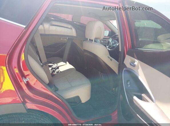 5XYZTDLB0GG349909 2016 HYUNDAI SANTA FE SPORT Maroon Вид наклейки з VIN-кодом