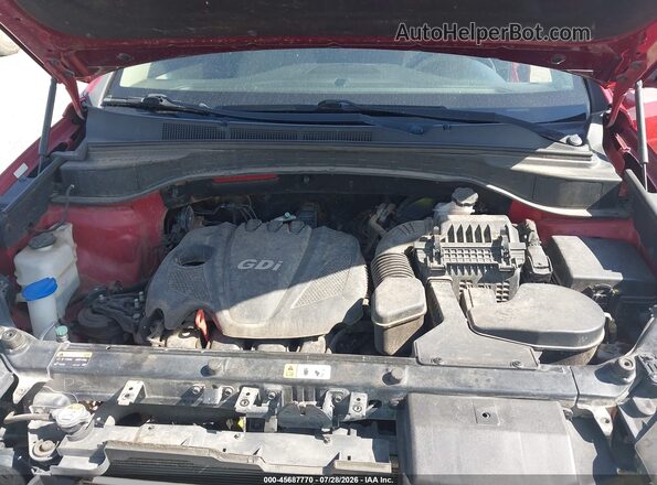 5XYZTDLB0GG349909 2016 HYUNDAI SANTA FE SPORT Maroon Вид ззаду