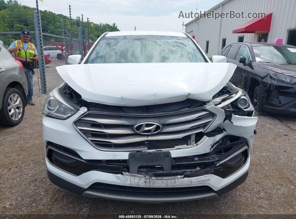 5XYZTDLB0HG405610 2017 HYUNDAI SANTA FE SPORT Белый Вид щитка приборов