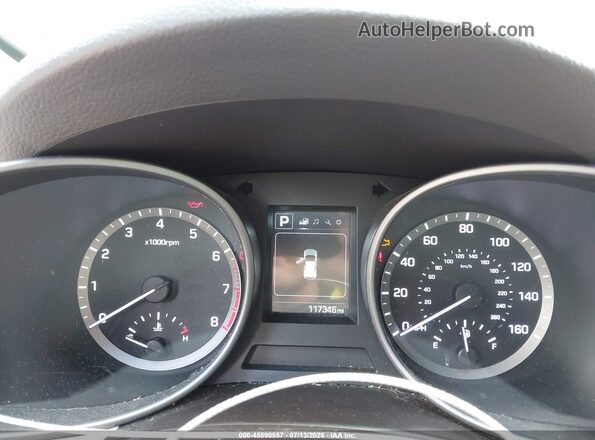 5XYZTDLB0HG438509 2017 HYUNDAI SANTA FE SPORT Red Vista de los asientos traseros