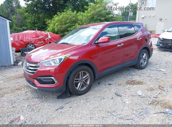 5XYZTDLB0HG438509 2017 HYUNDAI SANTA FE SPORT Red Vista tres cuartos delantera izquierda