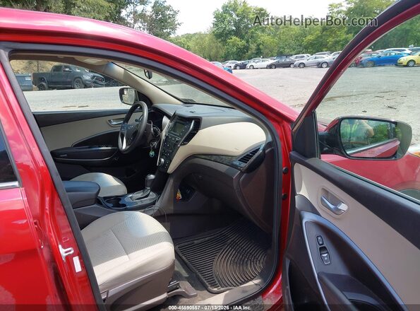 5XYZTDLB0HG438509 2017 HYUNDAI SANTA FE SPORT Red Vista interior delantera