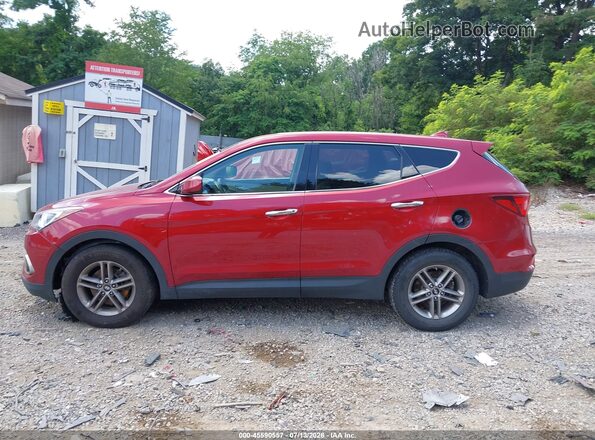 5XYZTDLB0HG438509 2017 HYUNDAI SANTA FE SPORT Red Vista interior de 360 grados