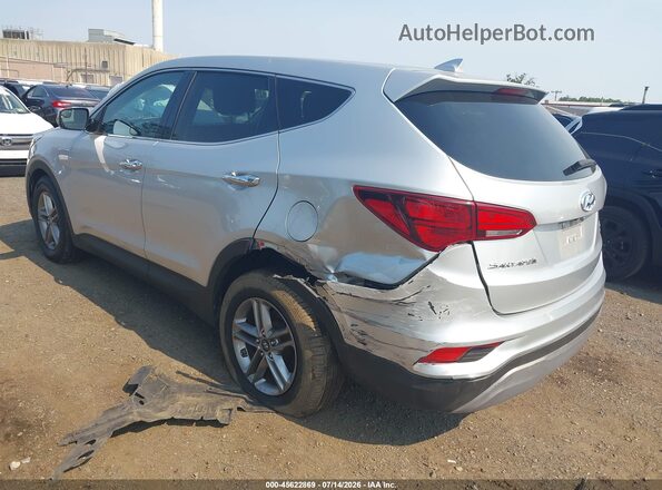 5XYZTDLB0HG460056 2017 HYUNDAI SANTA FE SPORT Silver Задня ліва чверть