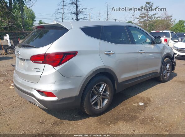 5XYZTDLB0HG460056 2017 HYUNDAI SANTA FE SPORT Silver Задня права чверть