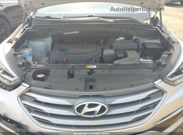 5XYZTDLB0HG460056 2017 HYUNDAI SANTA FE SPORT Silver Вид ззаду