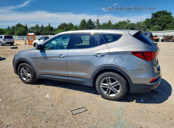 5XYZTDLB0JG532010 2018 HYUNDAI SANTA Gray Rear left