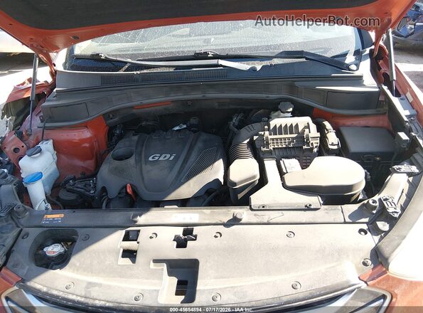 5XYZTDLB1GG314201 2016 HYUNDAI SANTA FE SPORT Orange Widok z tyłu