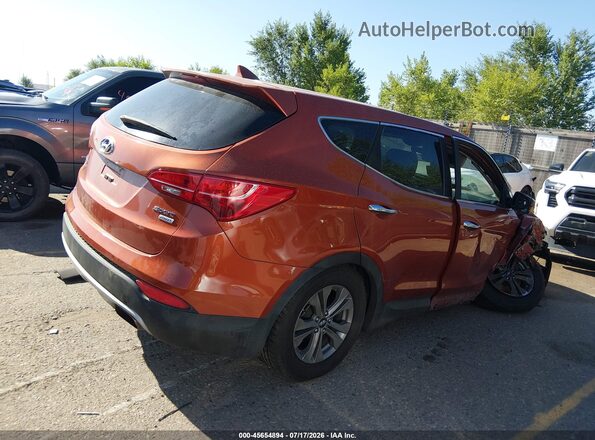 5XYZTDLB1GG314201 2016 HYUNDAI SANTA FE SPORT Orange Widok wnętrza z tyłu