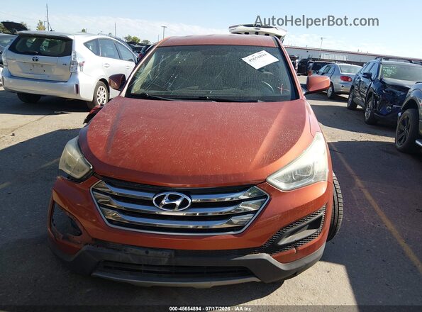 5XYZTDLB1GG314201 2016 HYUNDAI SANTA FE SPORT Orange Widok zestawu wskaźników