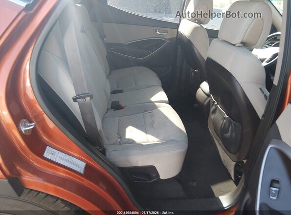 5XYZTDLB1GG314201 2016 HYUNDAI SANTA FE SPORT Orange Widok naklejki z numerem VIN