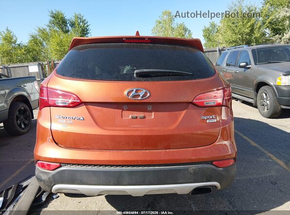 5XYZTDLB1GG314201 2016 HYUNDAI SANTA FE SPORT Orange 