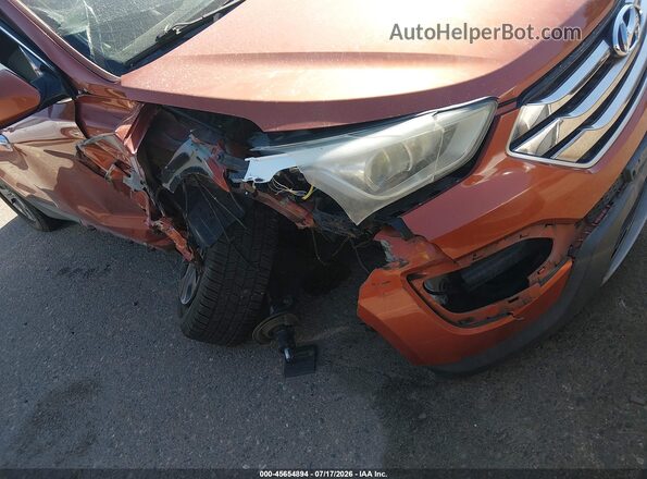 5XYZTDLB1GG314201 2016 HYUNDAI SANTA FE SPORT Orange Widok z przodu