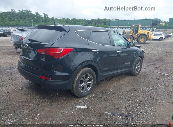 5XYZTDLB1GG329636 2016 HYUNDAI SANTA FE SPORT Black Trasero derecho