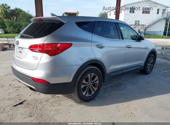 5XYZTDLB1GG352396 2016 HYUNDAI SANTA FE SPORT Silver Задня права чверть