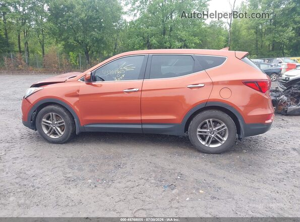 5XYZTDLB1HG438566 2017 HYUNDAI SANTA FE SPORT Оранжевый Панорамный вид салона 360°