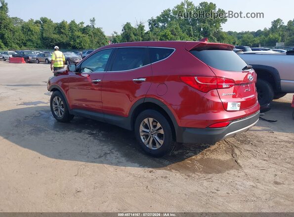 5XYZTDLB2GG373323 2016 HYUNDAI SANTA FE SPORT Red Tył lewy