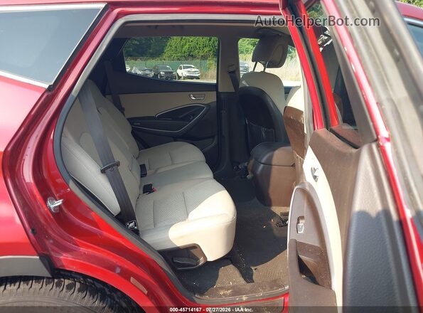 5XYZTDLB2GG373323 2016 HYUNDAI SANTA FE SPORT Red Widok naklejki z numerem VIN