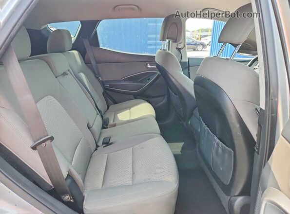 5XYZTDLB3JG530011 2018 HYUNDAI SANTA Silver Widok wnętrza z tyłu