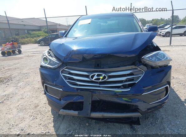 5XYZTDLB4JG560716 2018 HYUNDAI SANTA FE SPORT Blue Vista frontal