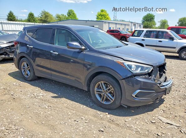 5XYZTDLB4JG560845 2018 HYUNDAI SANTA Charcoal Передня права чверть