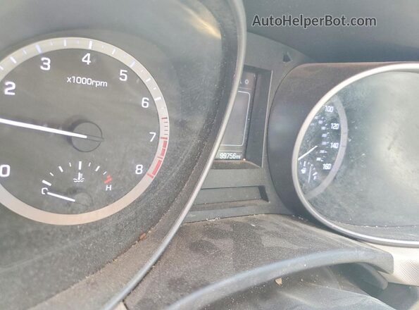 5XYZTDLB4JG560845 2018 HYUNDAI SANTA Charcoal Вид щитка приладів
