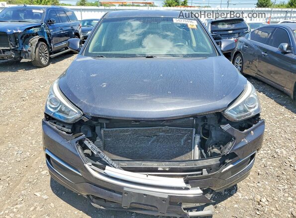 5XYZTDLB4JG560845 2018 HYUNDAI SANTA Charcoal Вид спереду