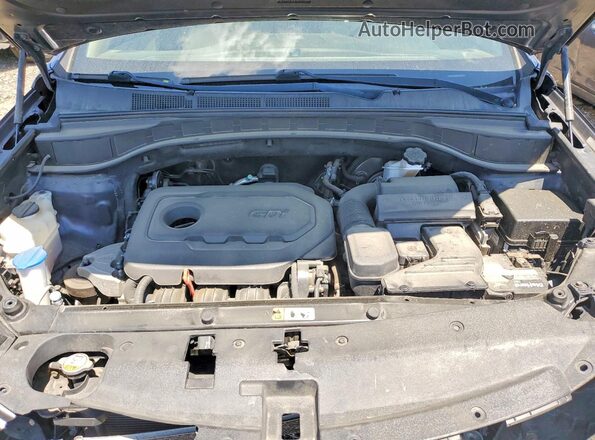 5XYZTDLB4JG560845 2018 HYUNDAI SANTA Charcoal Вид задньої частини салону