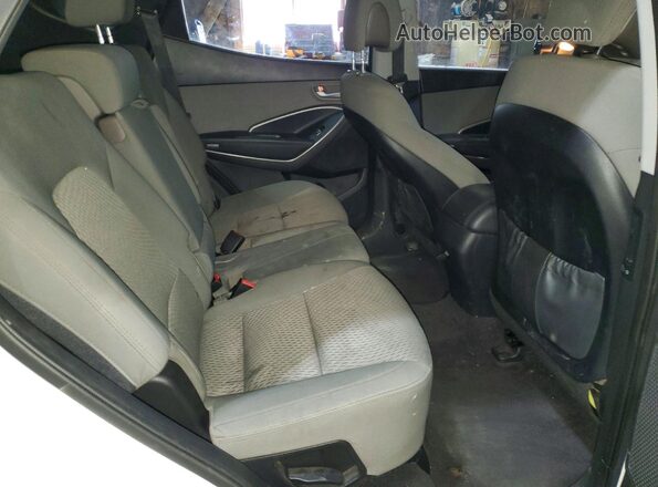 5XYZTDLB5GG342468 2016 HYUNDAI SANTA White Вид задньої частини салону