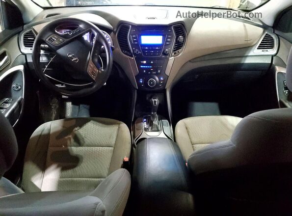 5XYZTDLB5GG342468 2016 HYUNDAI SANTA White Вид панелі приладів
