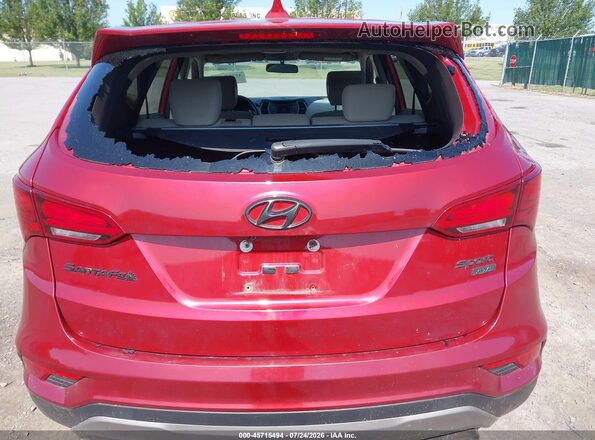 5XYZTDLB5HG495482 2017 HYUNDAI SANTA FE SPORT Red Vista frontal