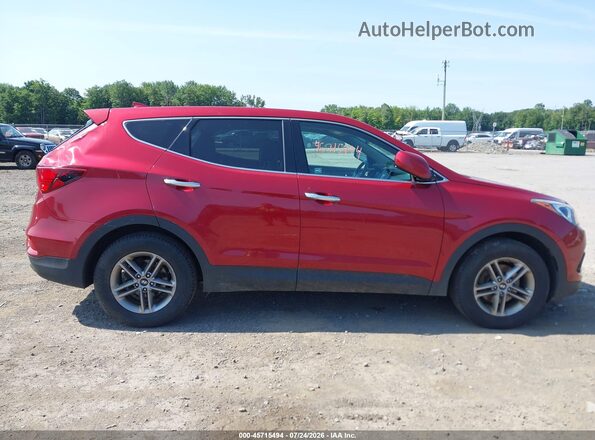 5XYZTDLB5HG495482 2017 HYUNDAI SANTA FE SPORT Red Vista interior trasera