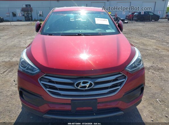 5XYZTDLB5HG495482 2017 HYUNDAI SANTA FE SPORT Red Vista del cuadro de instrumentos