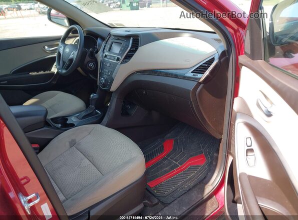 5XYZTDLB5HG495482 2017 HYUNDAI SANTA FE SPORT Red Vista interior delantera