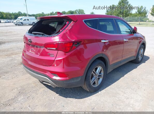 5XYZTDLB5HG495482 2017 HYUNDAI SANTA FE SPORT Red Trasero derecho