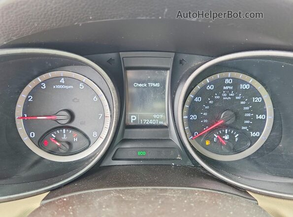 5XYZTDLB6GG344228 2016 HYUNDAI SANTA Orange Սարքավորումների վահանակի տեսք