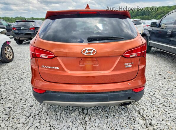 5XYZTDLB6GG344228 2016 HYUNDAI SANTA Orange Հետևի տեսք