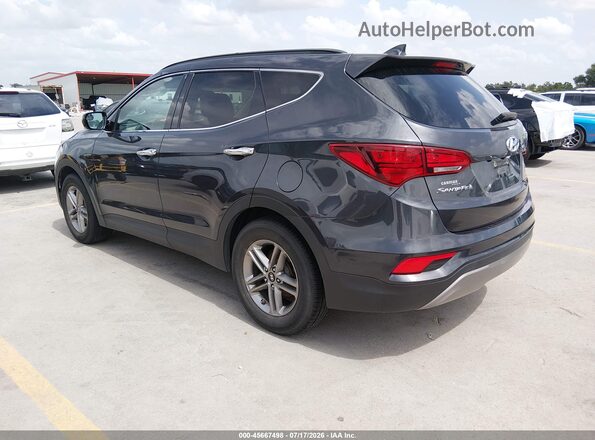5XYZTDLB6HG458652 2017 HYUNDAI SANTA FE SPORT Gray Rear left