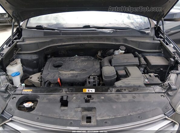 5XYZTDLB6HG458652 2017 HYUNDAI SANTA FE SPORT Gray Rear view
