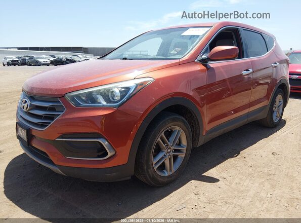 5XYZTDLB6HG459459 2017 HYUNDAI SANTA FE SPORT Orange Vista tres cuartos delantera izquierda