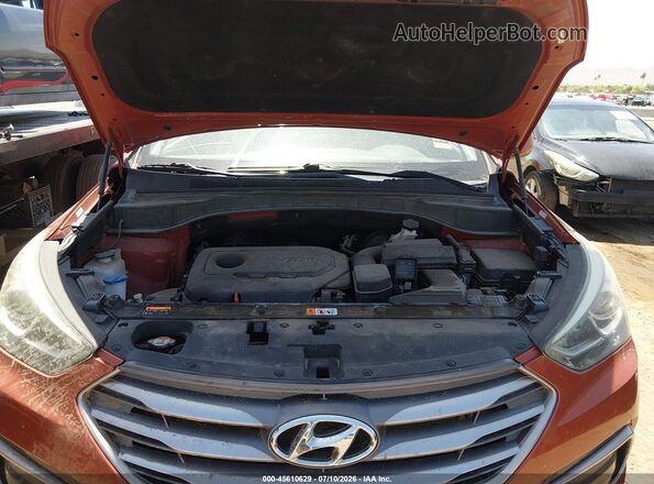 5XYZTDLB6HG459459 2017 HYUNDAI SANTA FE SPORT Orange Vista trasera