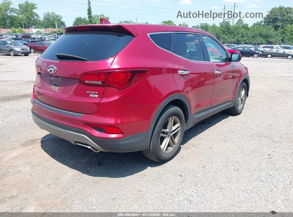 5XYZTDLB6HG487892 2017 HYUNDAI SANTA FE SPORT Red Trasero derecho