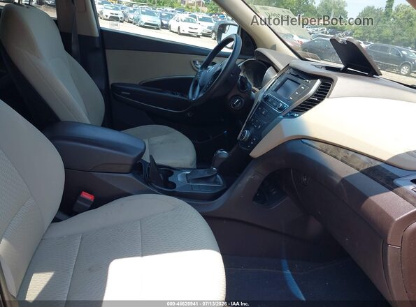 5XYZTDLB6HG487892 2017 HYUNDAI SANTA FE SPORT Red Vista interior delantera