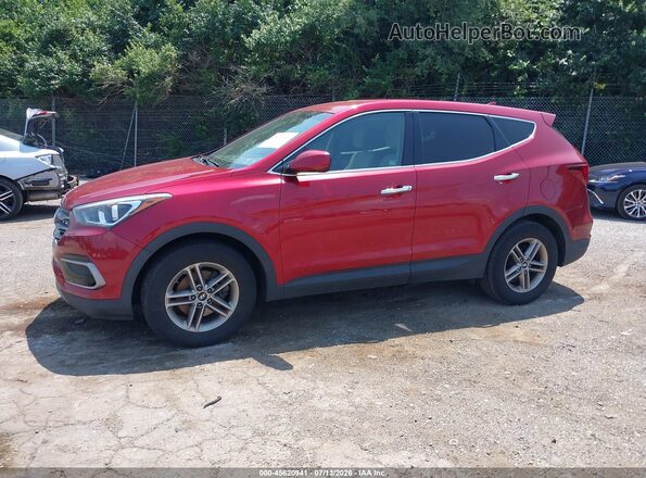 5XYZTDLB6HG487892 2017 HYUNDAI SANTA FE SPORT Red 