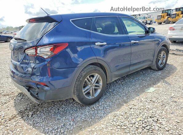 5XYZTDLB6JG565660 2018 HYUNDAI SANTA Blue Rear right