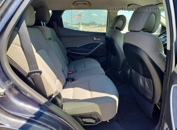 5XYZTDLB7GG363712 2016 HYUNDAI SANTA Blue Вид задньої частини салону