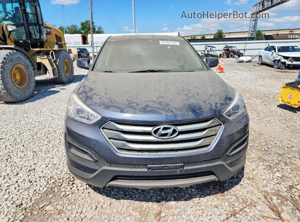5XYZTDLB7GG363712 2016 HYUNDAI SANTA Blue Вид спереду